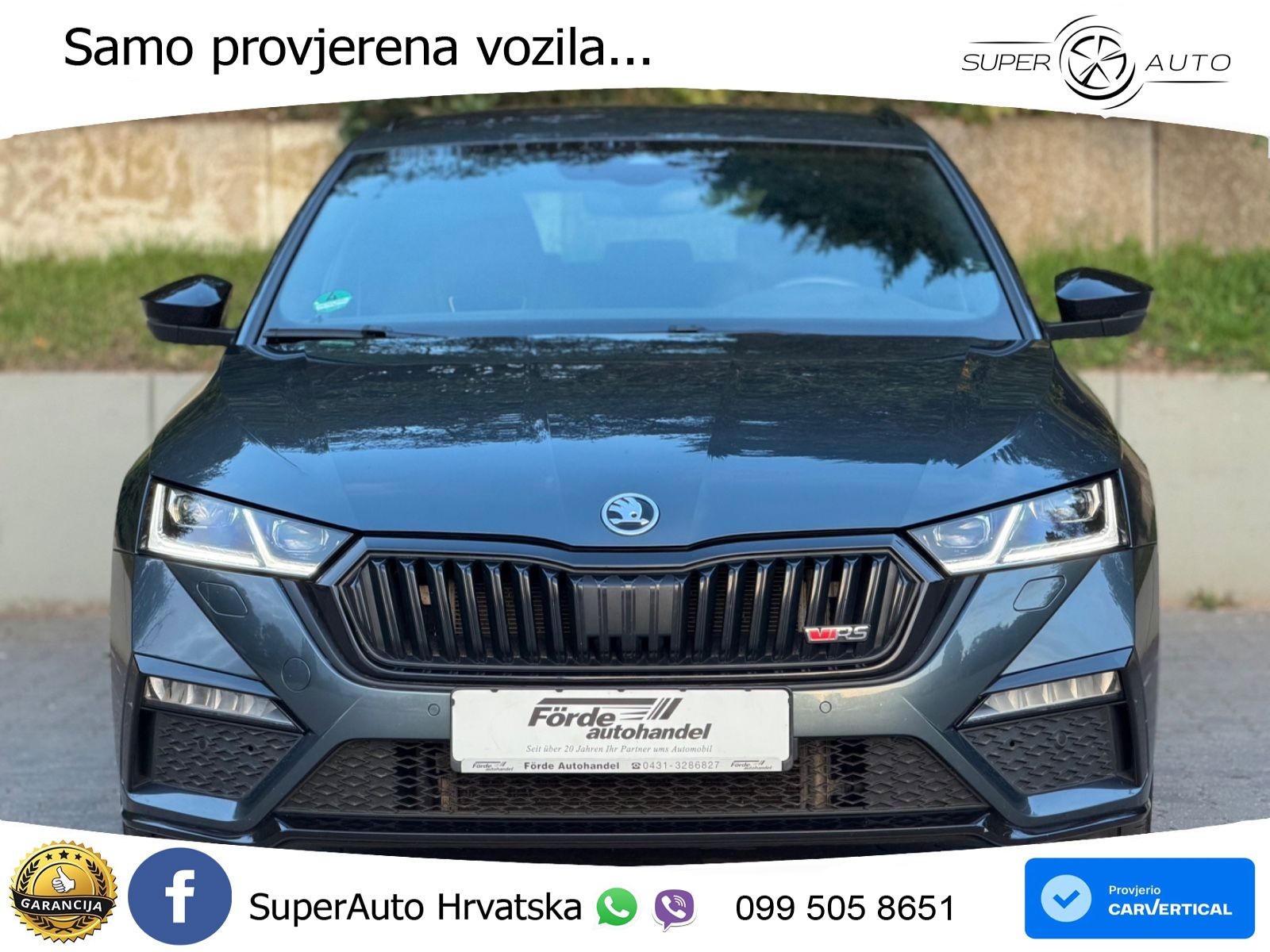 Škoda Octavia Combi RS 2.0 TSI (245 KS) DSG LED+GR SJED+ACC