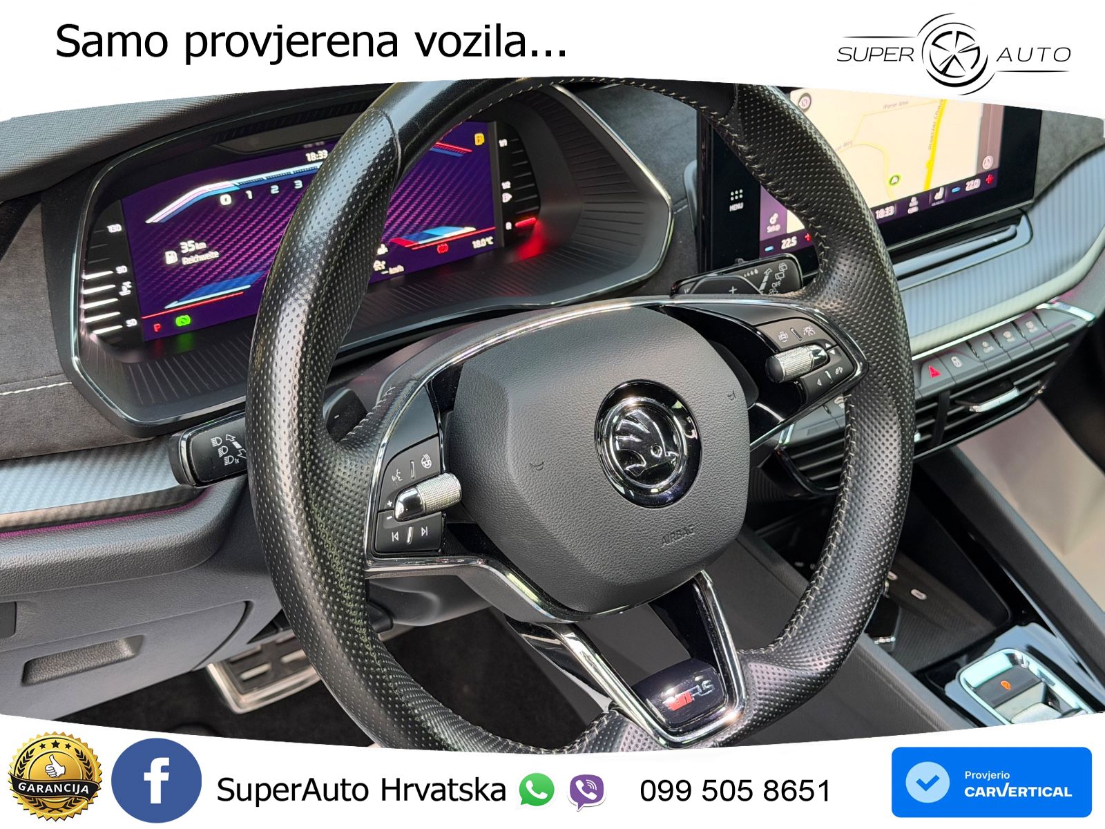 Škoda Octavia Combi RS 2.0 TSI (245 KS) DSG LED+GR SJED+ACC