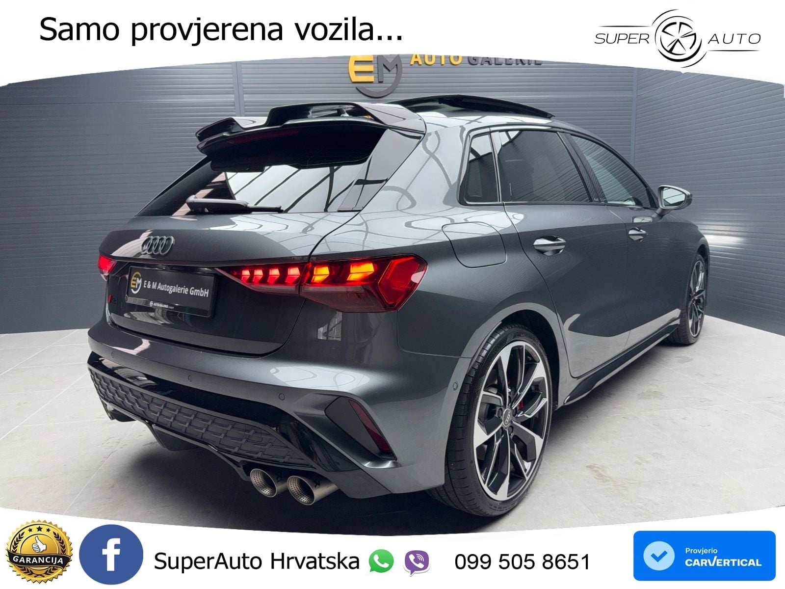 Audi S3 2.0 TFSI (333 KS) quattro S tronic LED+GR SJED+ACC