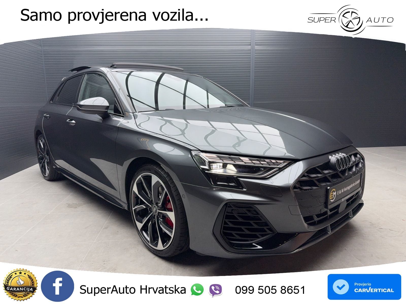 Audi S3 2.0 TFSI (333 KS) quattro S tronic LED+GR SJED+ACC