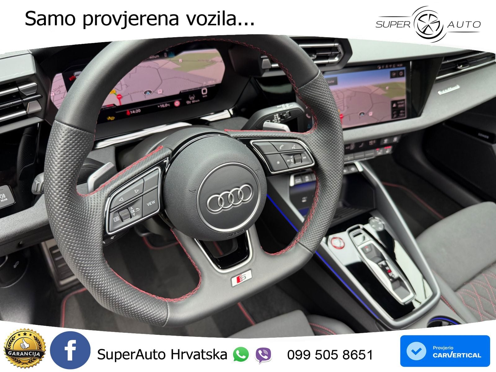 Audi S3 2.0 TFSI (333 KS) quattro S tronic LED+GR SJED+ACC