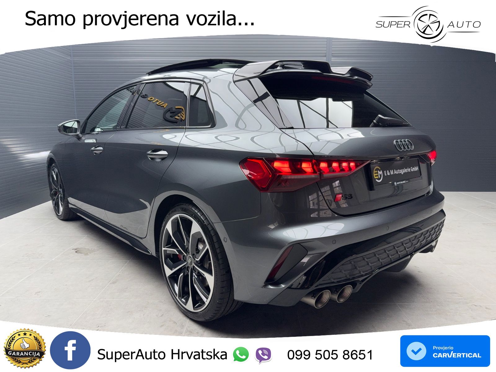 Audi S3 2.0 TFSI (333 KS) quattro S tronic LED+GR SJED+ACC