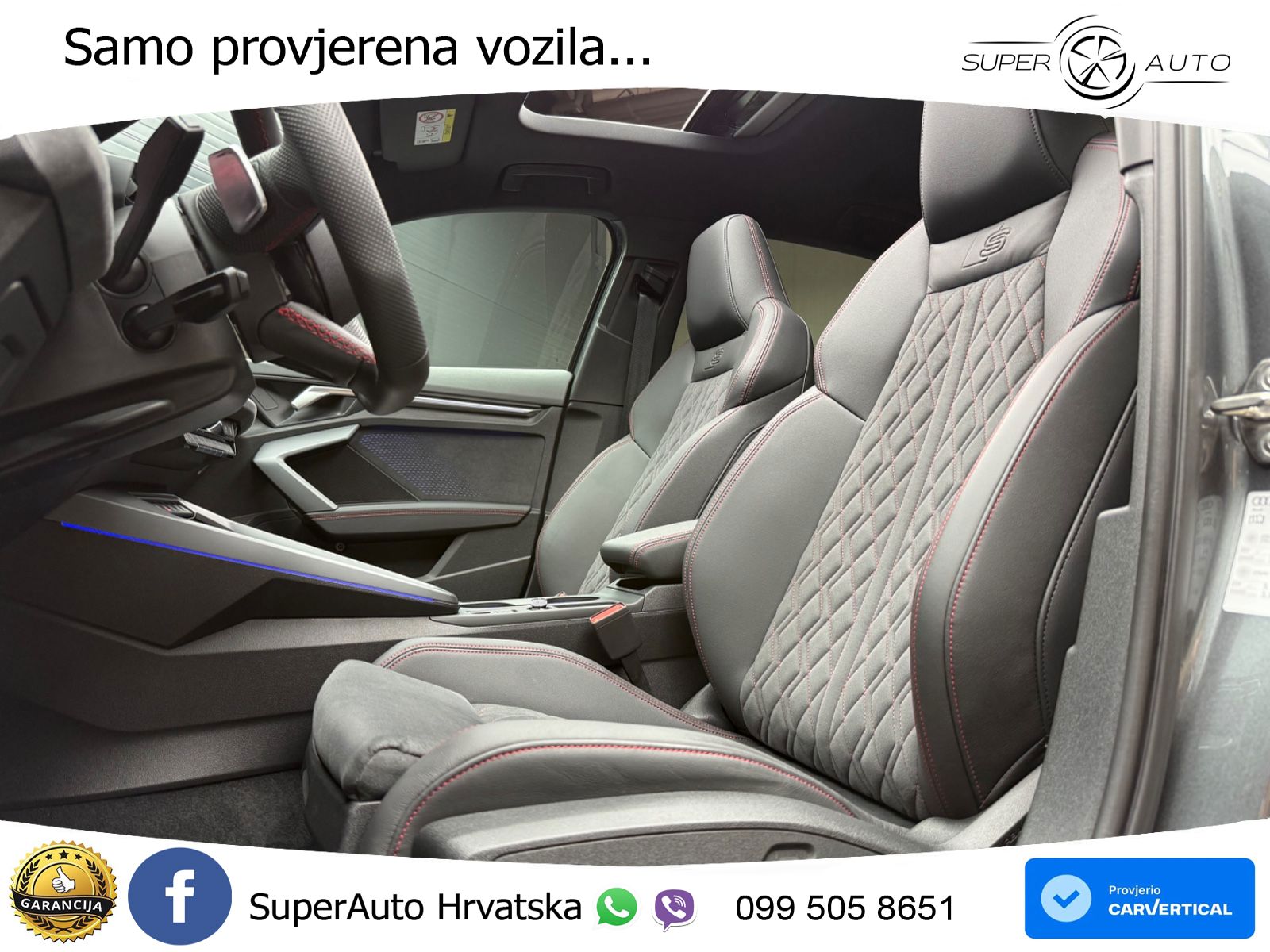 Audi S3 2.0 TFSI (333 KS) quattro S tronic LED+GR SJED+ACC