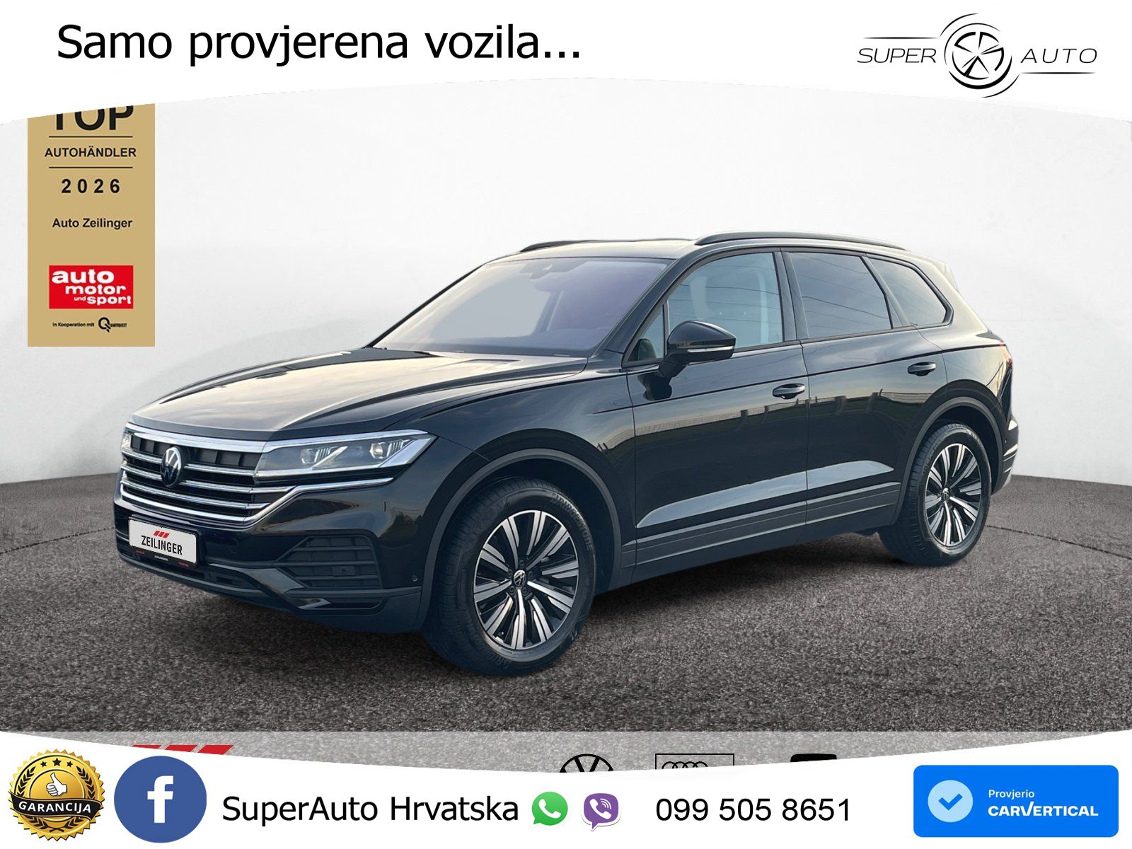 Volkswagen Touareg 3.0 V6 TDI (286 KS) 4MOTION Tiptronic ZRAČNI+ACC+GR SJED+KAM+PANO