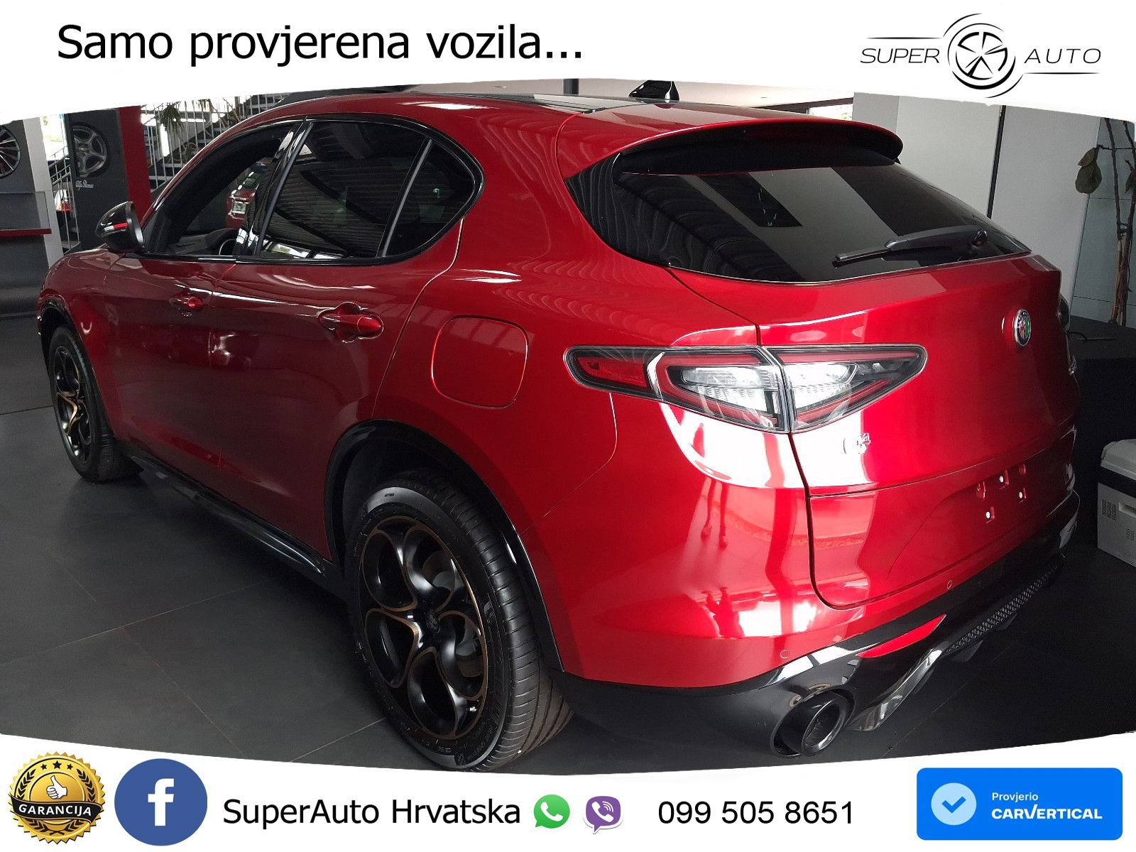 Alfa Romeo Stelvio 2.0 Turbo (280 KS) Q4 Automatic LED+GR SJED+ACC