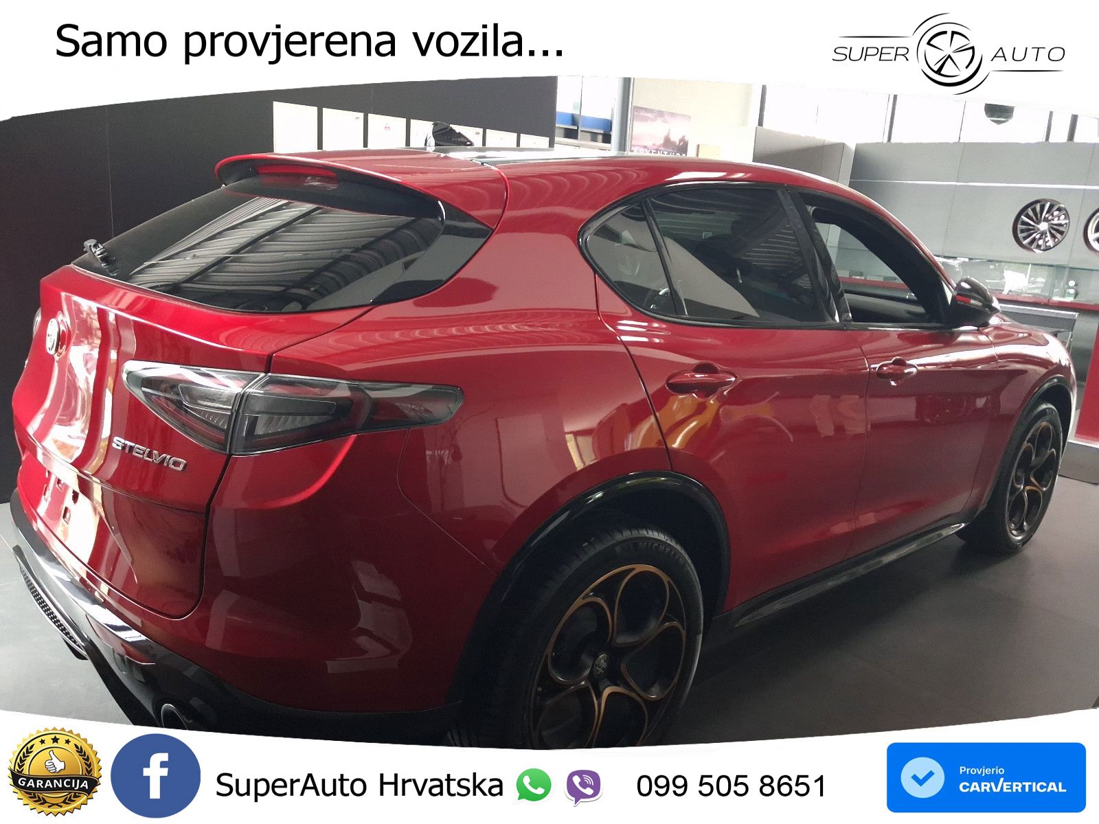 Alfa Romeo Stelvio 2.0 Turbo (280 KS) Q4 Automatic LED+GR SJED+ACC