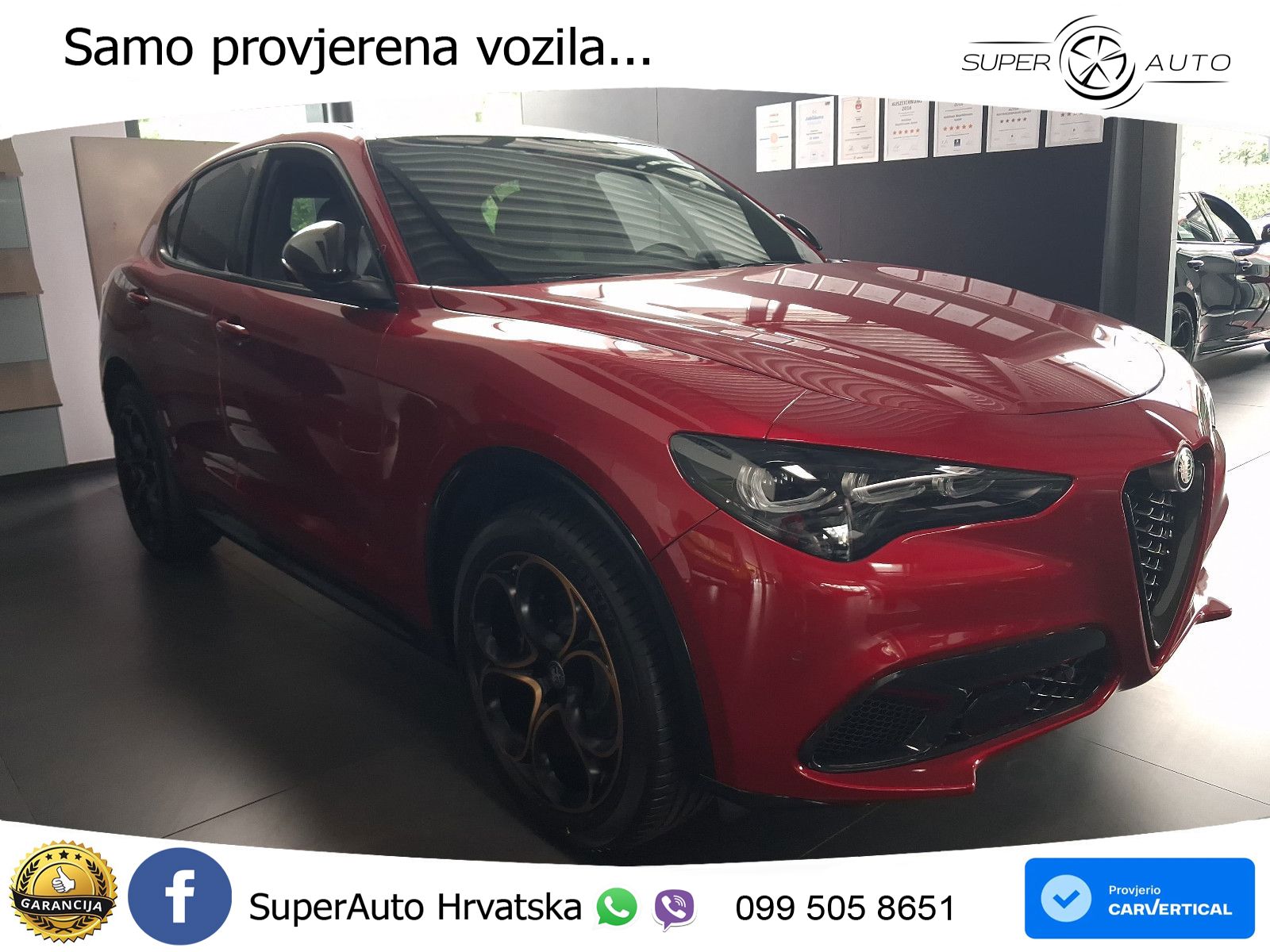 Alfa Romeo Stelvio 2.0 Turbo (280 KS) Q4 Automatic LED+GR SJED+ACC