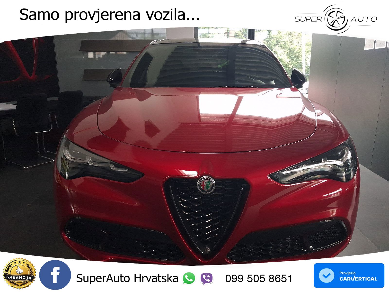 Alfa Romeo Stelvio 2.0 Turbo (280 KS) Q4 Automatic LED+GR SJED+ACC