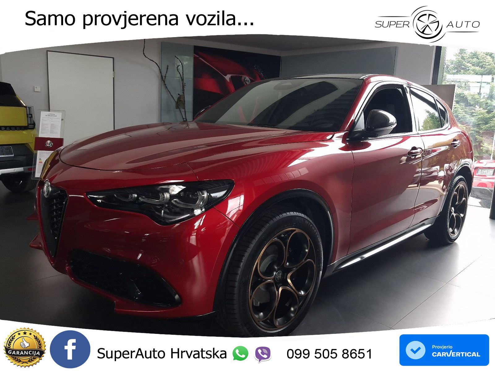 Alfa Romeo Stelvio 2.0 Turbo (280 KS) Q4 Automatic LED+GR SJED+ACC