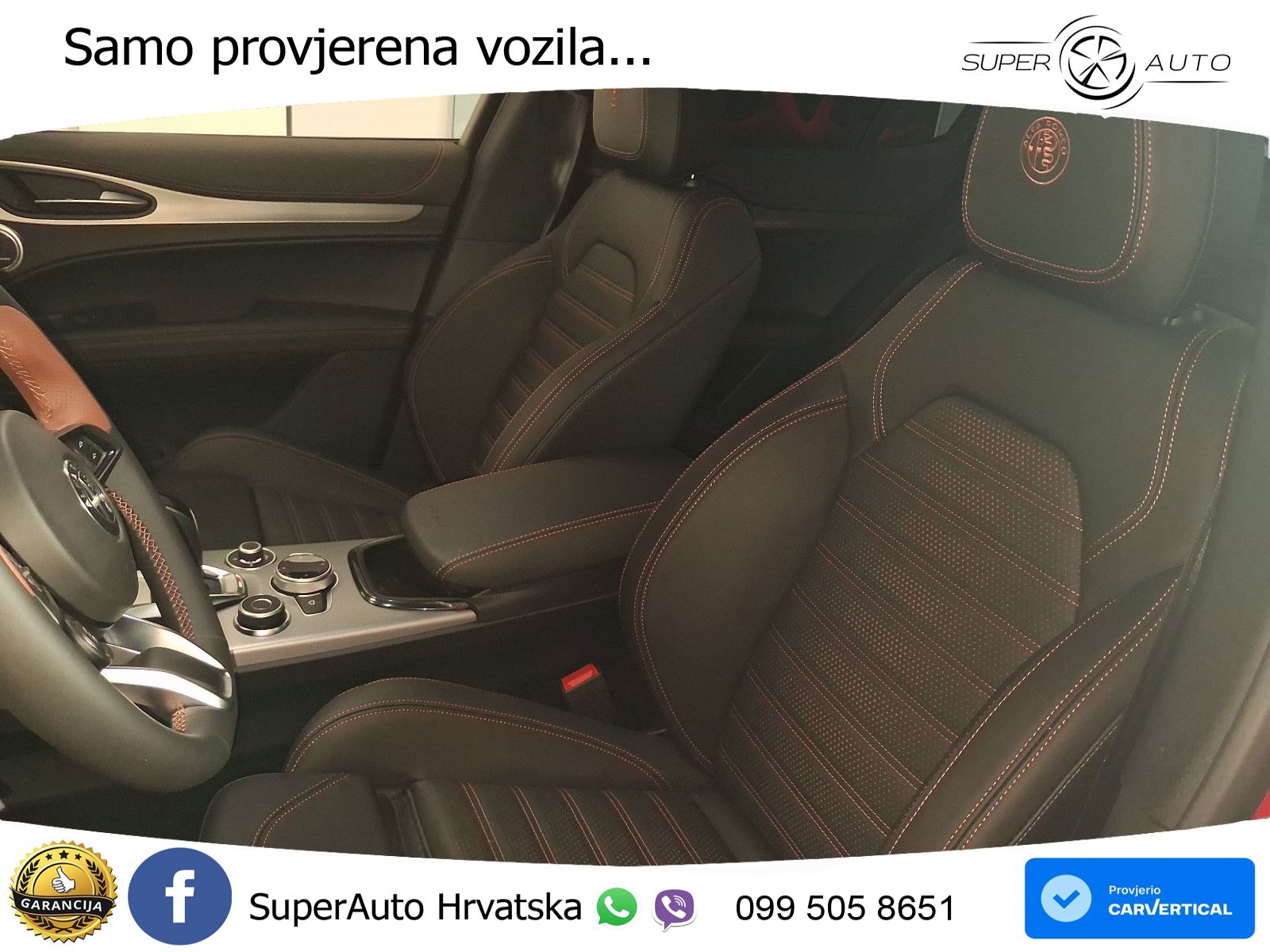 Alfa Romeo Stelvio 2.0 Turbo (280 KS) Q4 Automatic LED+GR SJED+ACC