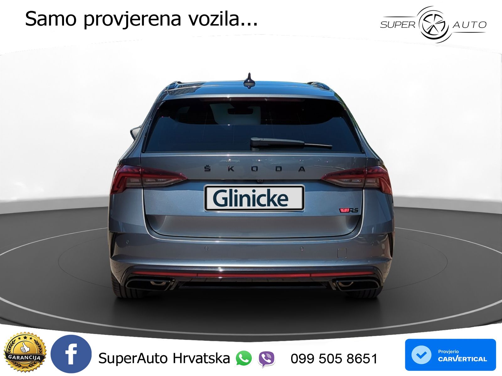 Skoda Octavia IV Combi RS 2.0 TSI (245 KS) DSG LED+GR SJED+ACC