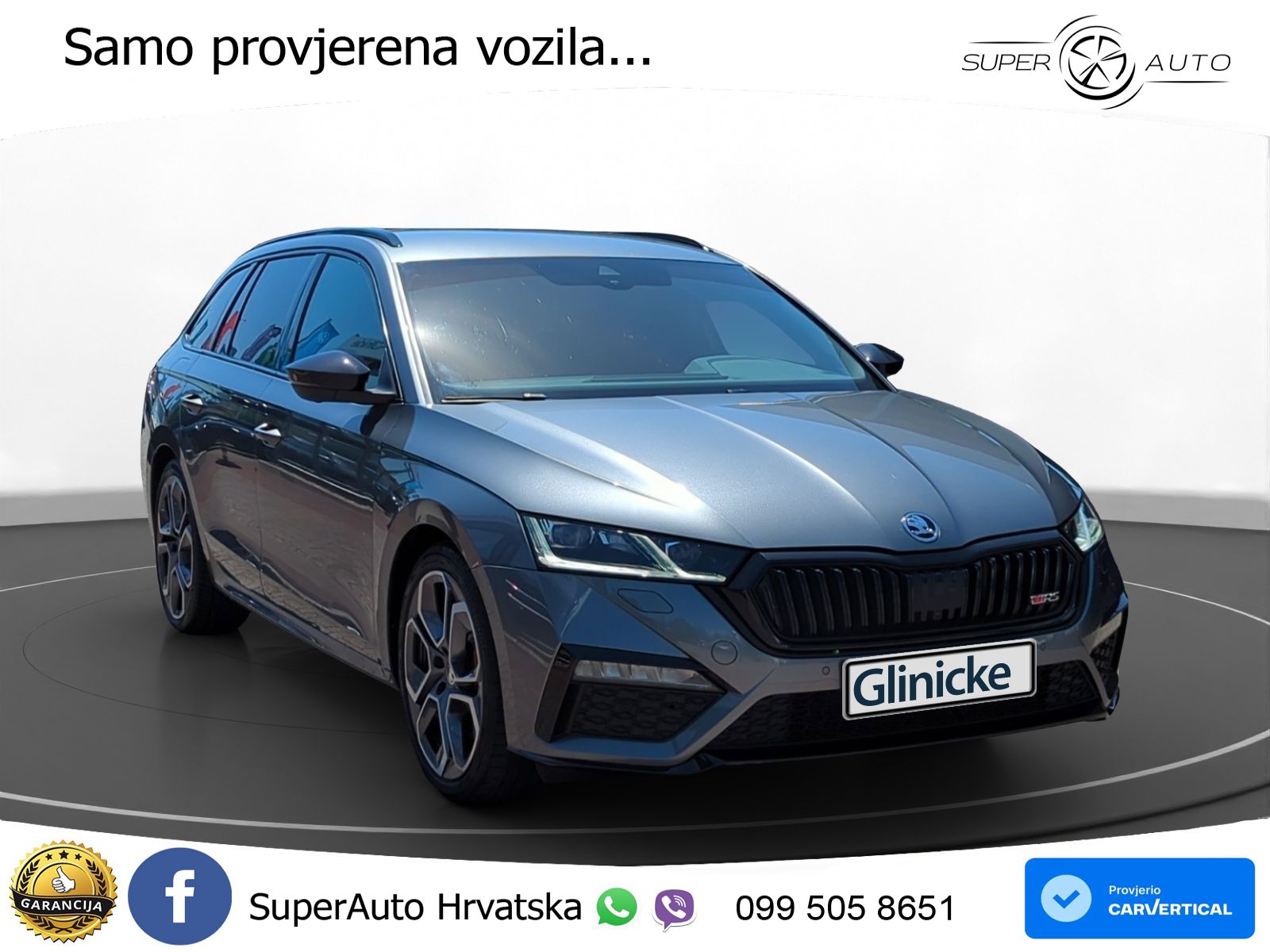 Skoda Octavia IV Combi RS 2.0 TSI (245 KS) DSG LED+GR SJED+ACC
