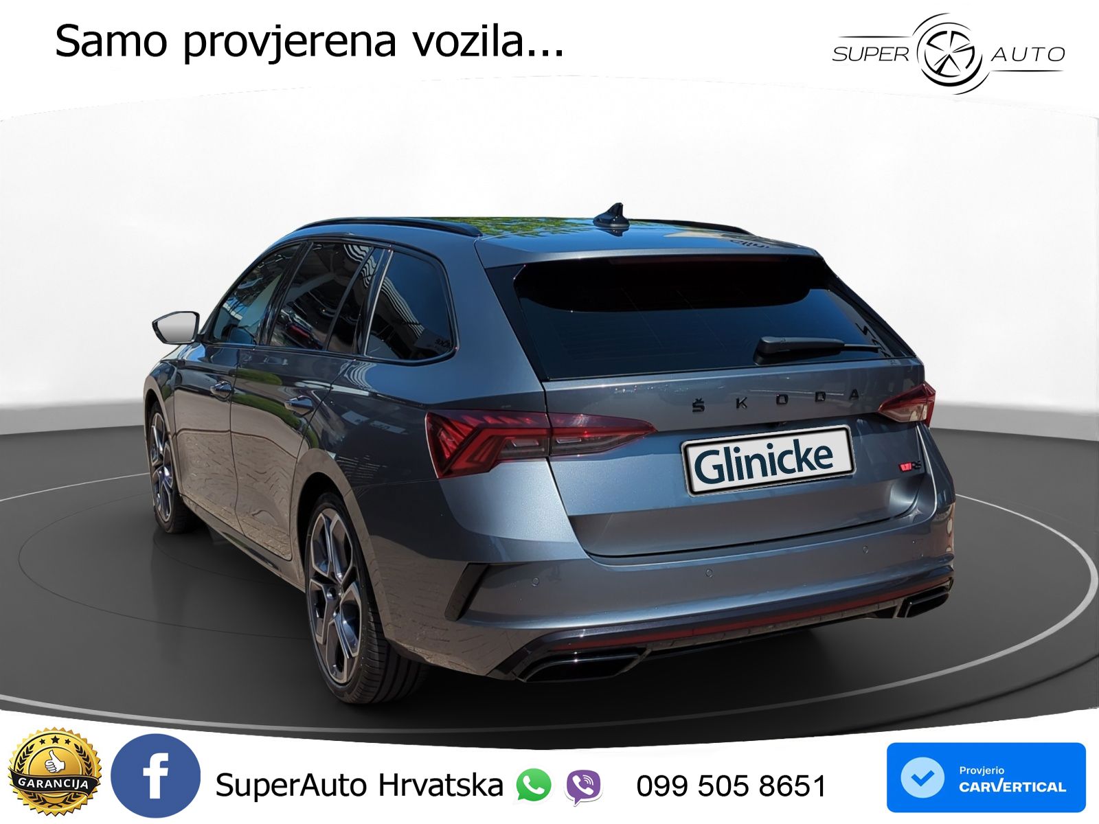 Skoda Octavia IV Combi RS 2.0 TSI (245 KS) DSG LED+GR SJED+ACC