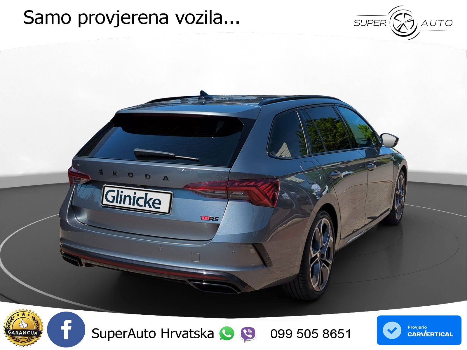 Skoda Octavia IV Combi RS 2.0 TSI (245 KS) DSG LED+GR SJED+ACC