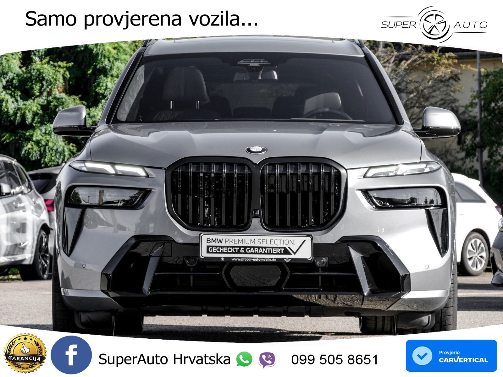 BMW X7 40d (352 KS) xDrive Steptronic M Sport ZRAČNI+ACC+GR SJED+KAM+PANO