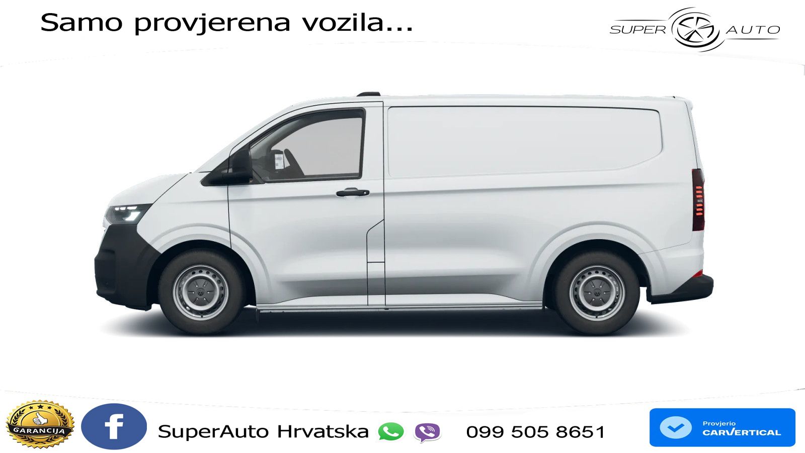 Volkswagen T7 Transporter Kasten 3-SITZE ALLWETTER KAMERA 110 KS