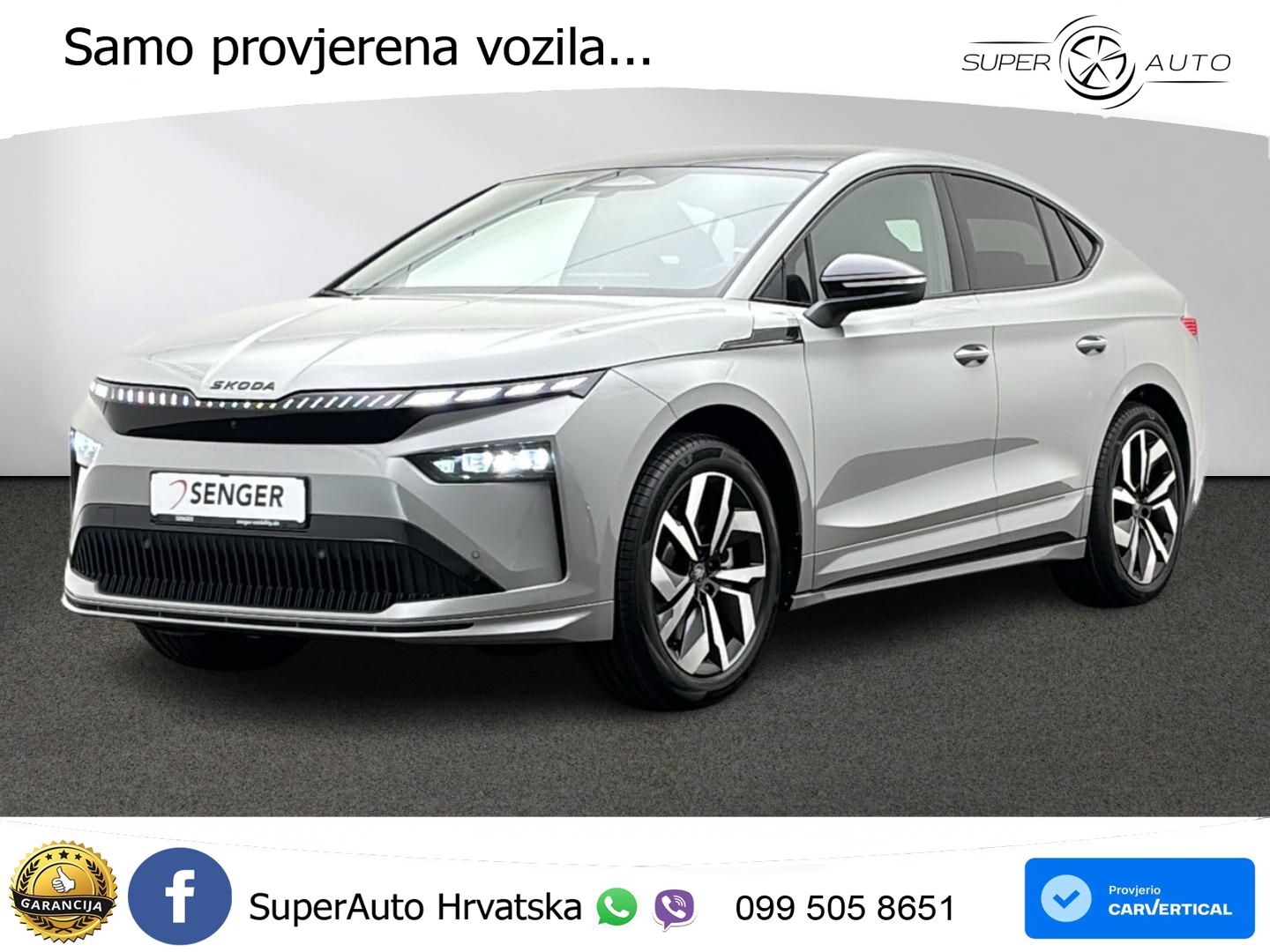 Škoda Enyaq Coupe iV 85 82 kWh (286 KS) SportLine ACC+HEAD+GR SJED+360+PANO