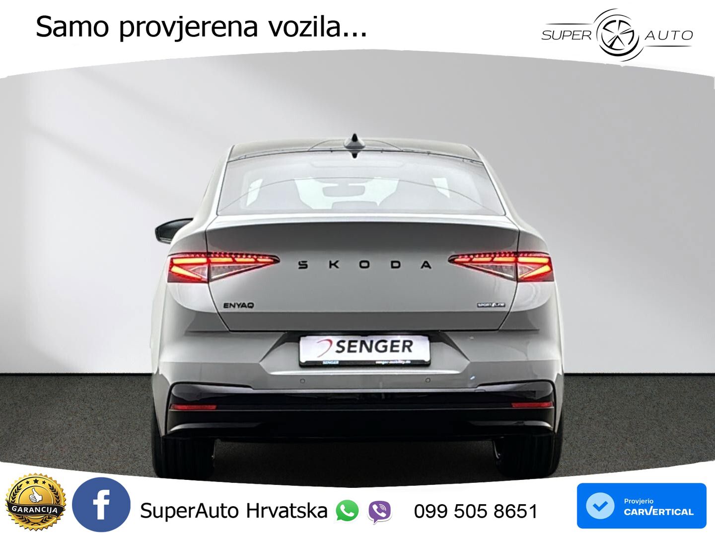 Škoda Enyaq Coupe iV 85 82 kWh (286 KS) SportLine ACC+HEAD+GR SJED+360+PANO