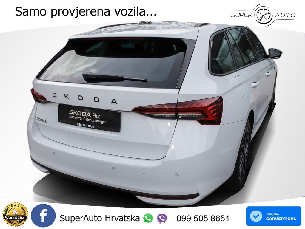 Škoda Octavia Combi 2.0 TDI (150 KS) DSG ACC+GR SJED+360+PANO