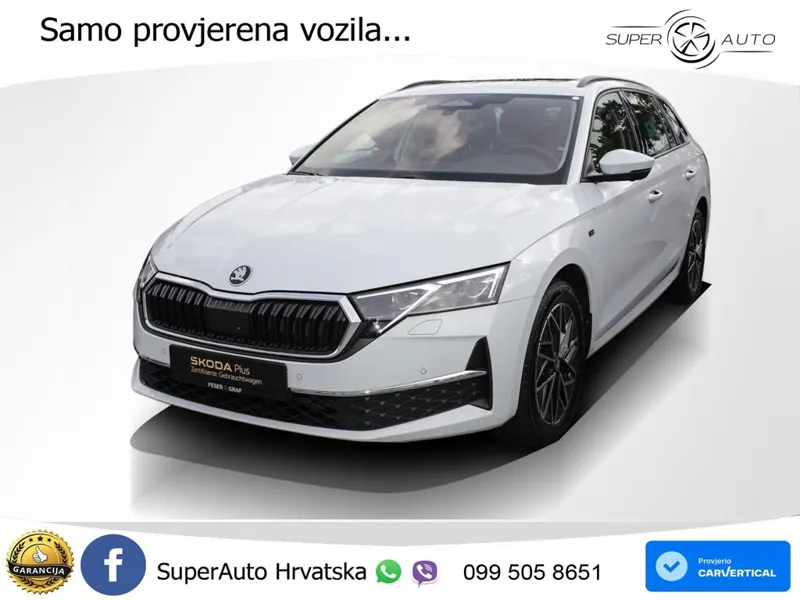 Škoda Octavia Combi 2.0 TDI (150 KS) DSG ACC+GR SJED+360+PANO