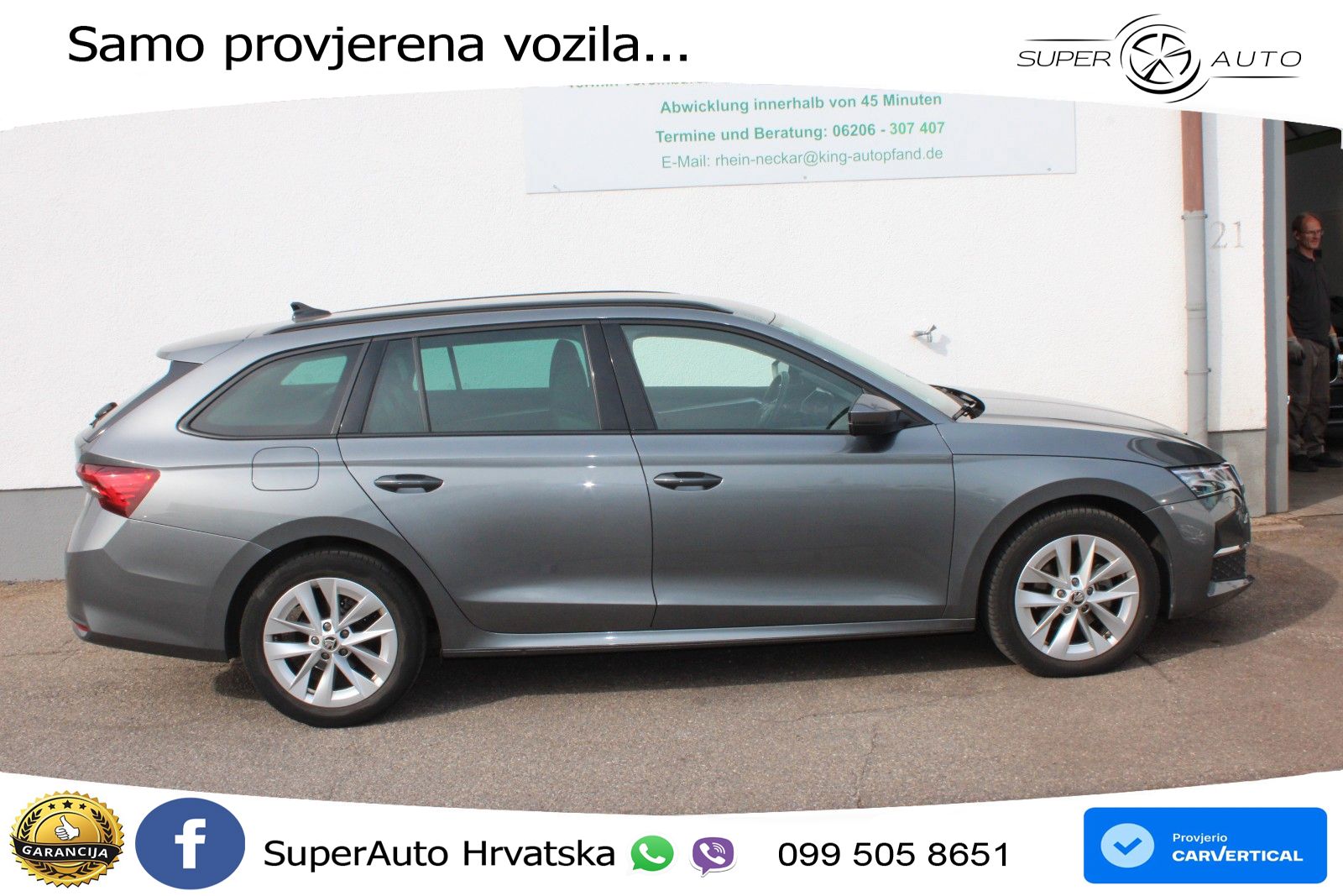 Škoda Octavia Combi 2.0 TDI (150 KS) DSG Selection LED+GR SJED+ACC