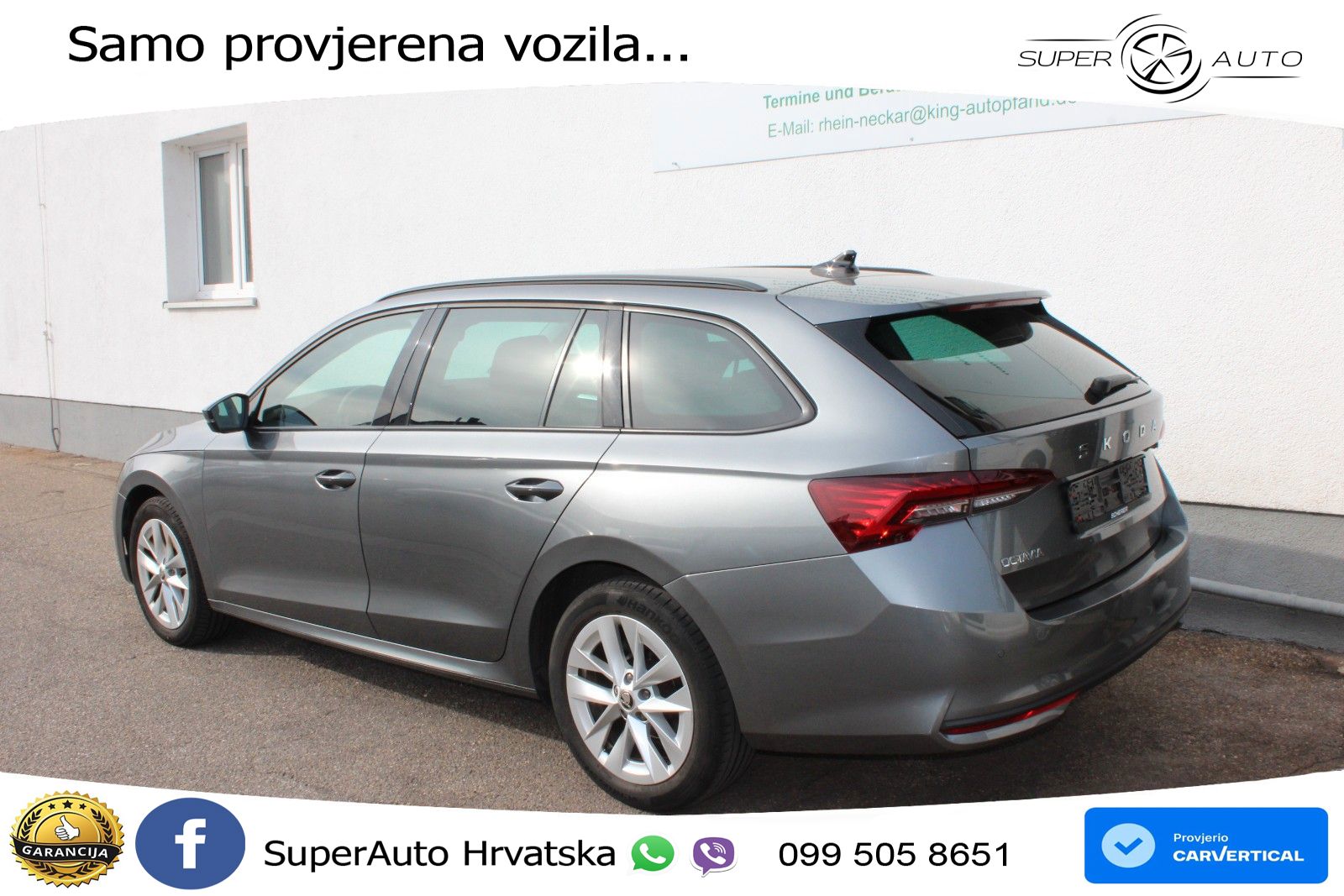 Škoda Octavia Combi 2.0 TDI (150 KS) DSG Selection LED+GR SJED+ACC