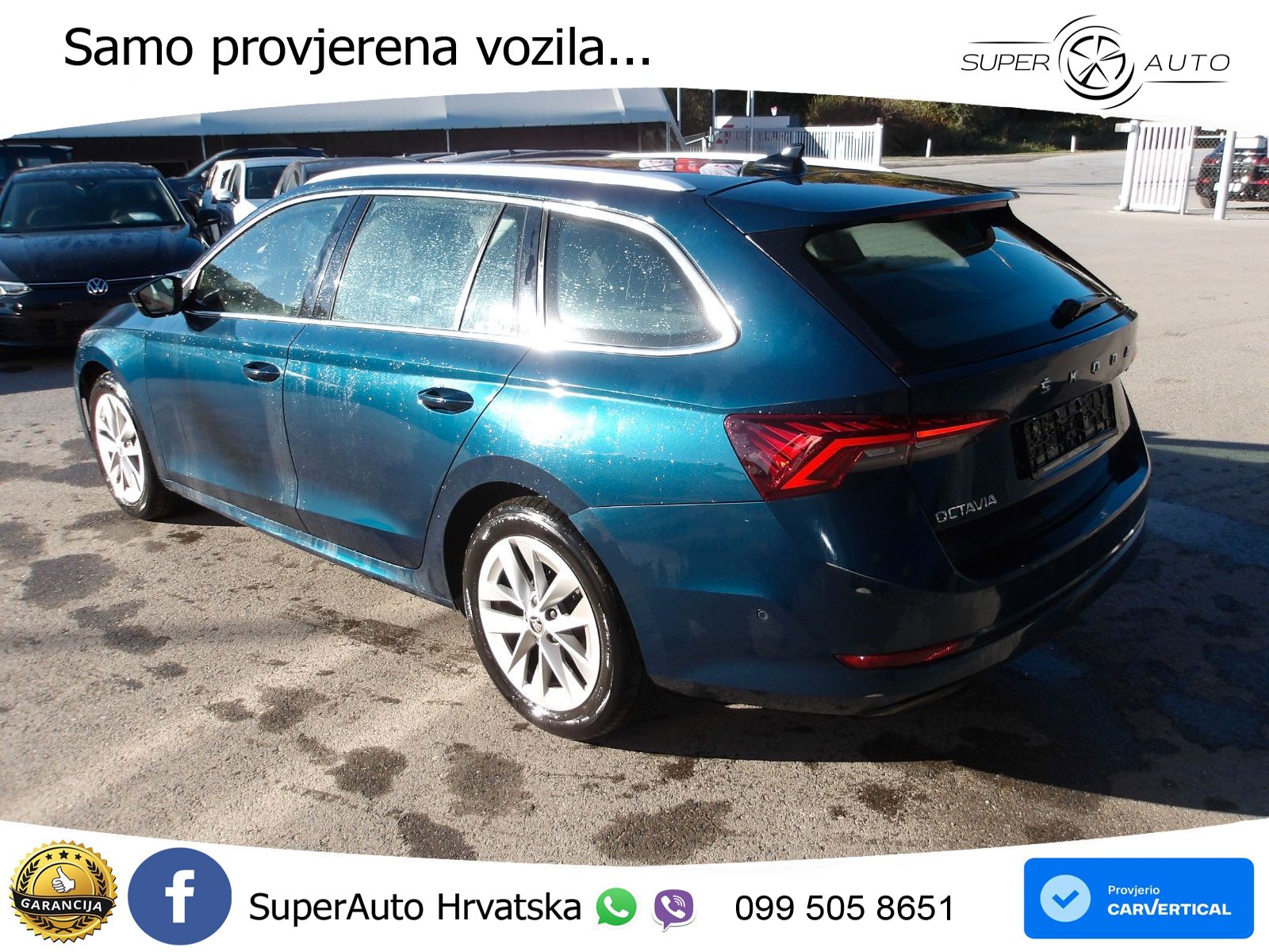 Škoda Octavia Combi 2.0 TDI (150 KS) DSG LED+GR SJED+ACC