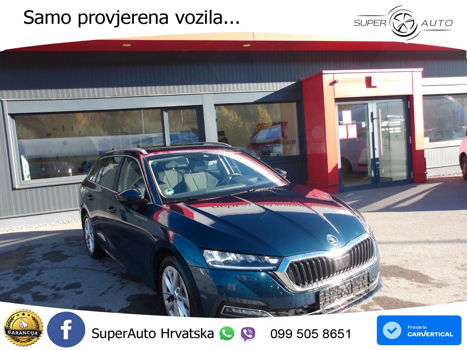Škoda Octavia Combi 2.0 TDI (150 KS) DSG LED+GR SJED+ACC