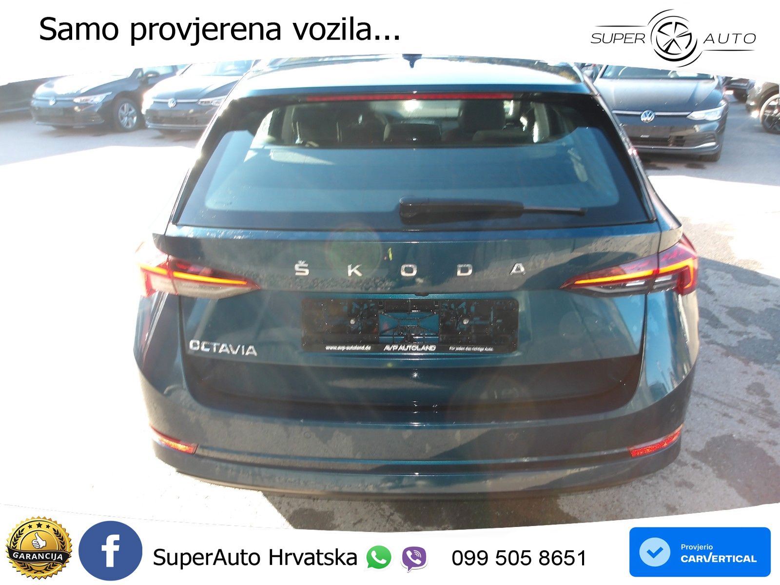 Škoda Octavia Combi 2.0 TDI (150 KS) DSG LED+GR SJED+ACC
