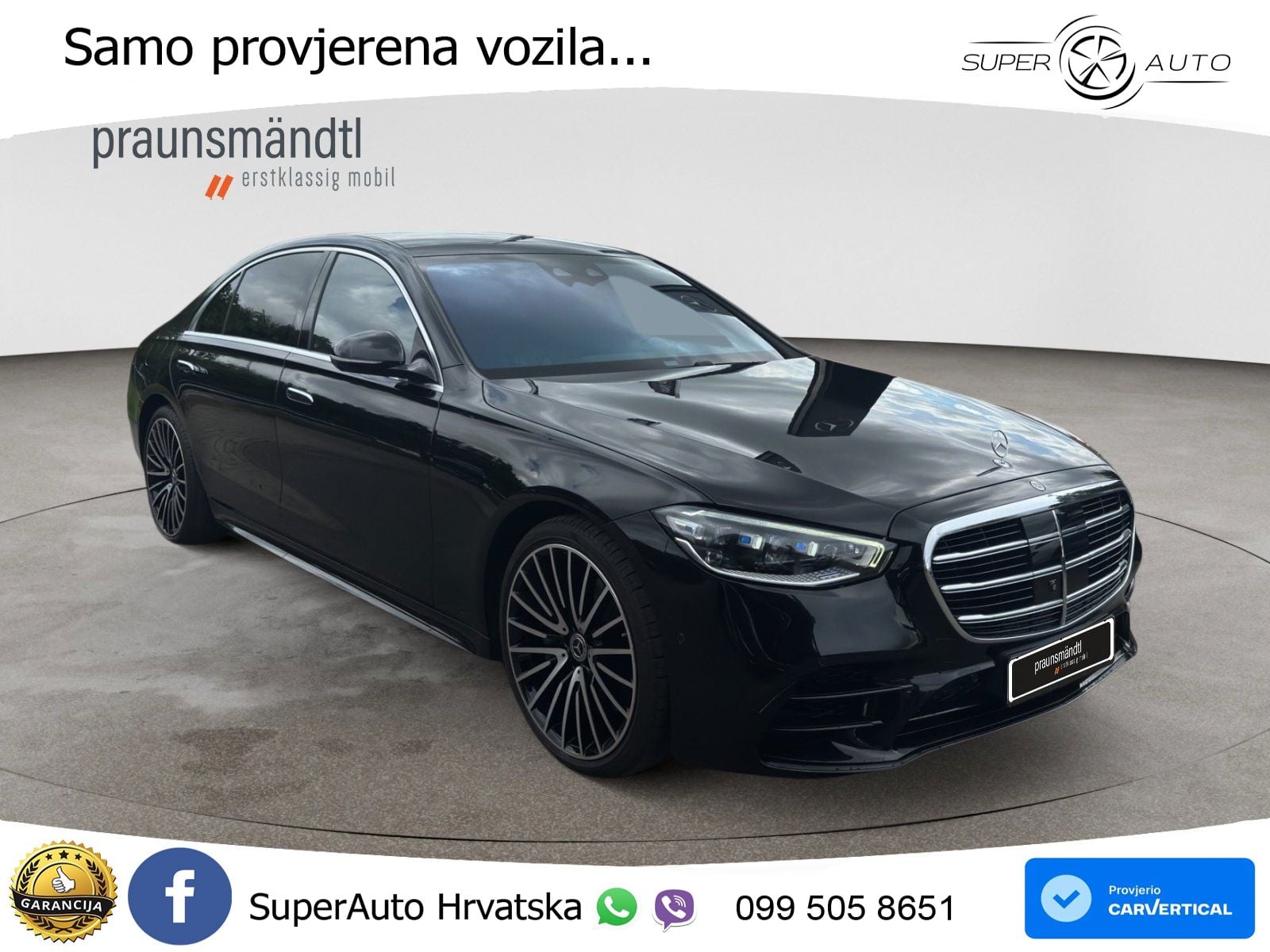 Mercedes S 580 V8 (503 KS) EQ Boost 4MATIC 9G-TRONIC AMG ACC+HEAD+4xGR SJED+360+PANO