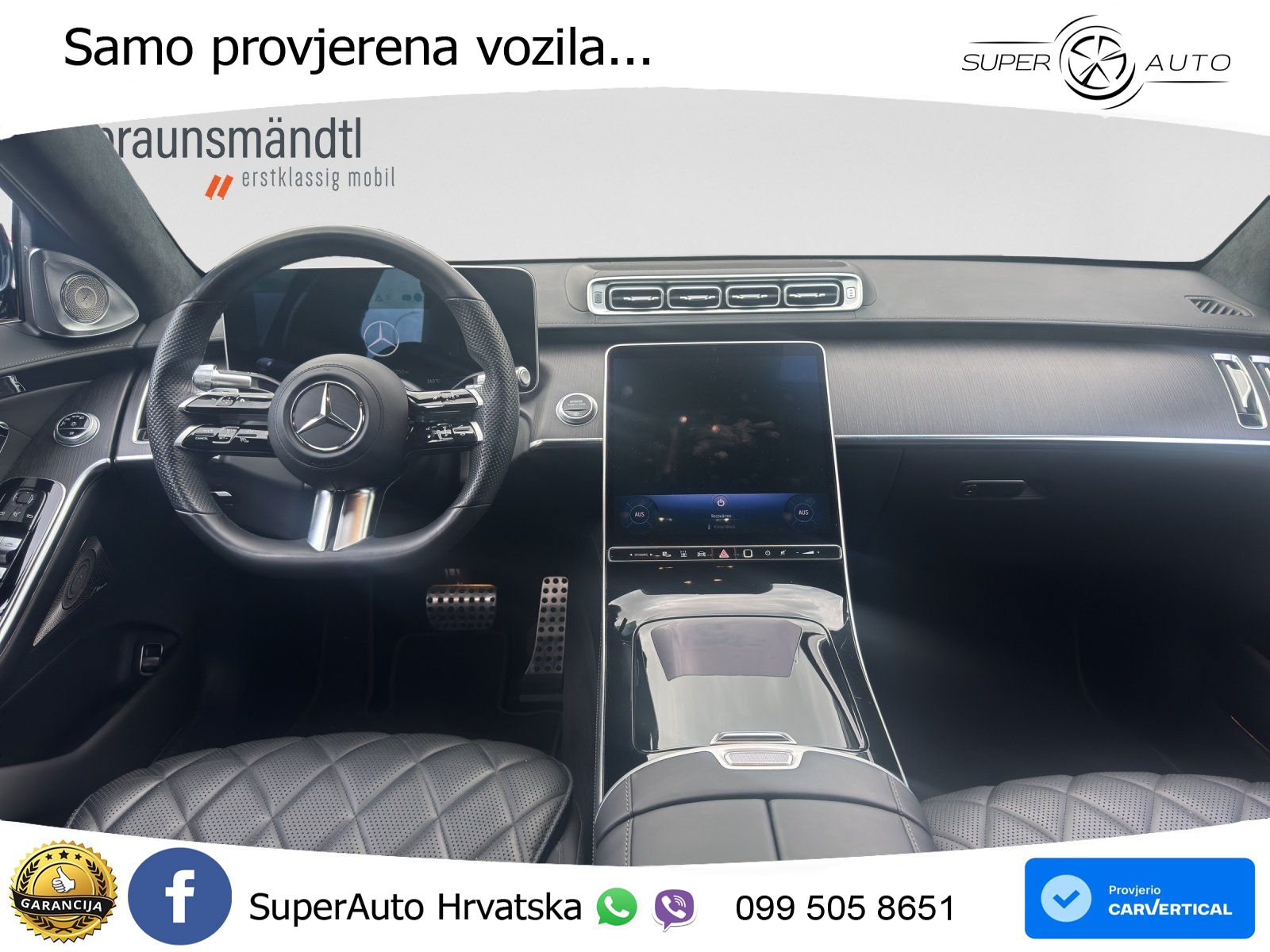 Mercedes S 580 V8 (503 KS) EQ Boost 4MATIC 9G-TRONIC AMG ACC+HEAD+4xGR SJED+360+PANO