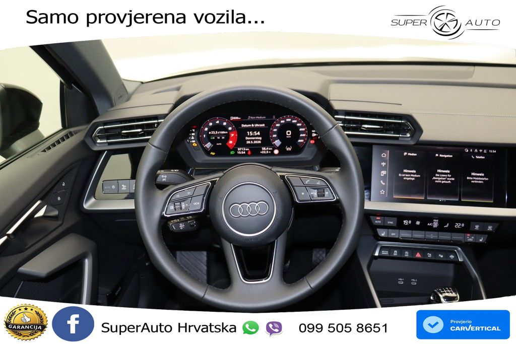 Audi A3 35 TFSI (150 KS) S line LED+GR SJED+ACC