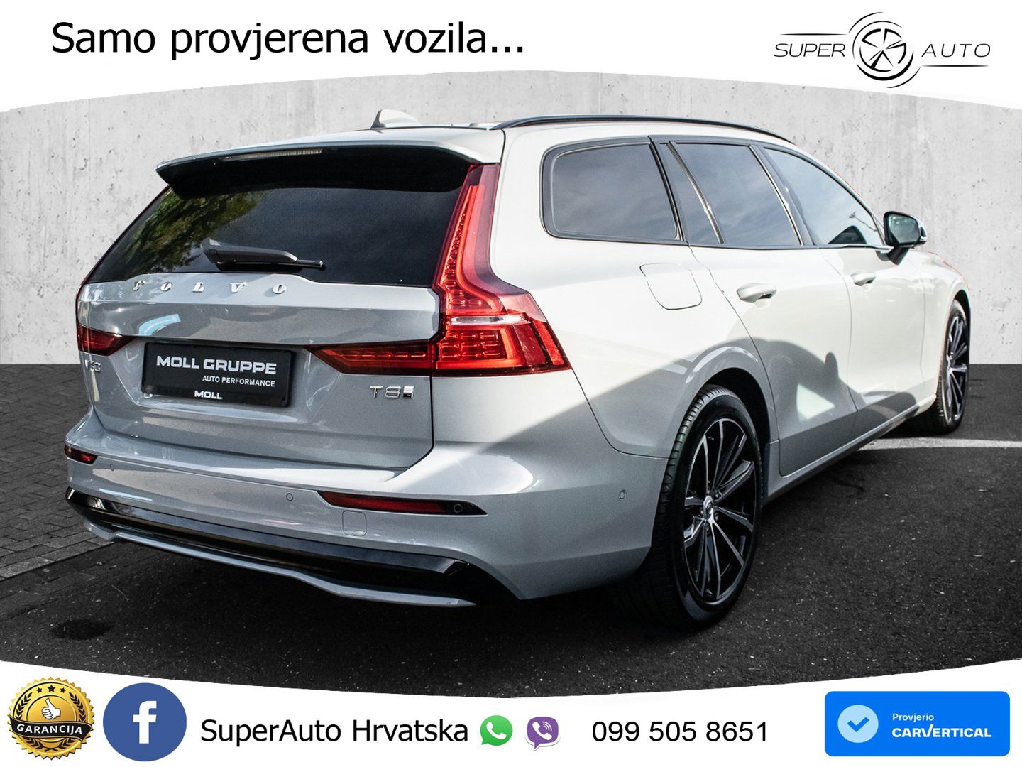 Volvo V60 2.0 T8 AWD Geartronic LED+GR SJED+ACC