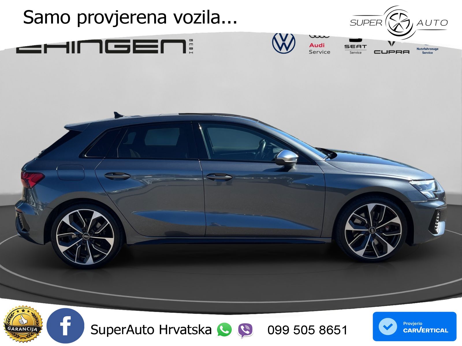 Audi S3 2.0 TFSI (310 KS) quattro S tronic LED+GR SJED+ACC