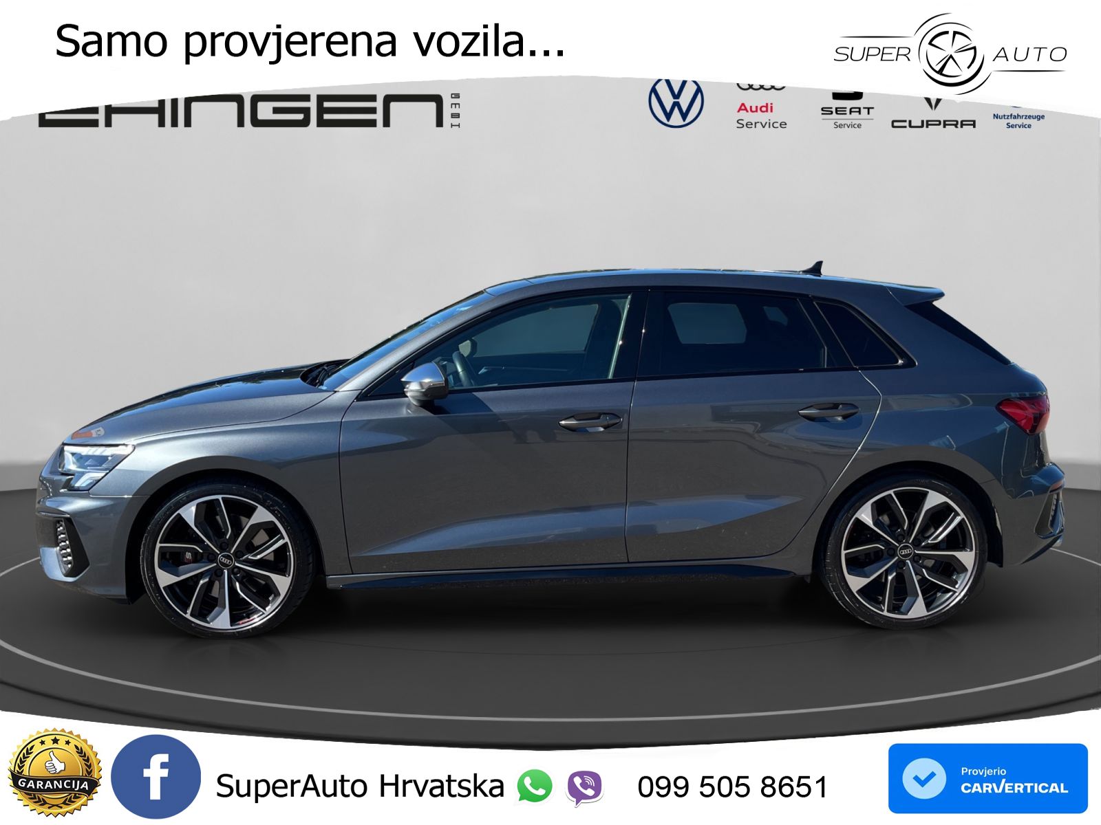 Audi S3 2.0 TFSI (310 KS) quattro S tronic LED+GR SJED+ACC