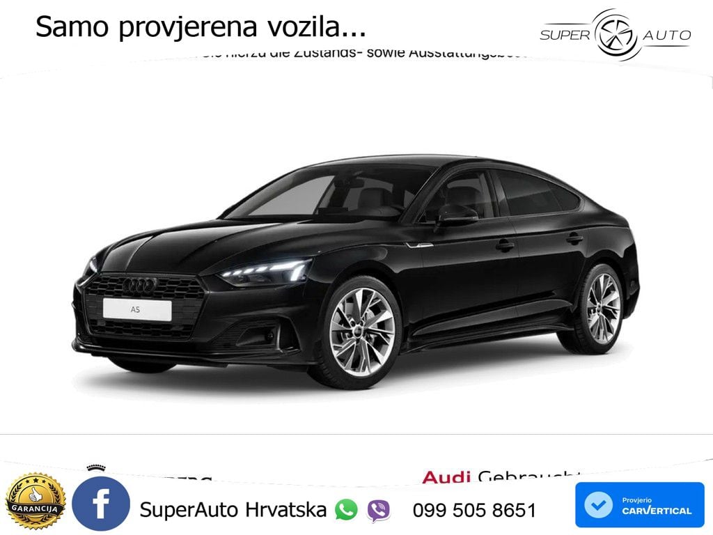 Audi A5 Sportback 40 TDI (204 KS) S tronic advanced MATRIX+GR SJED+KAM