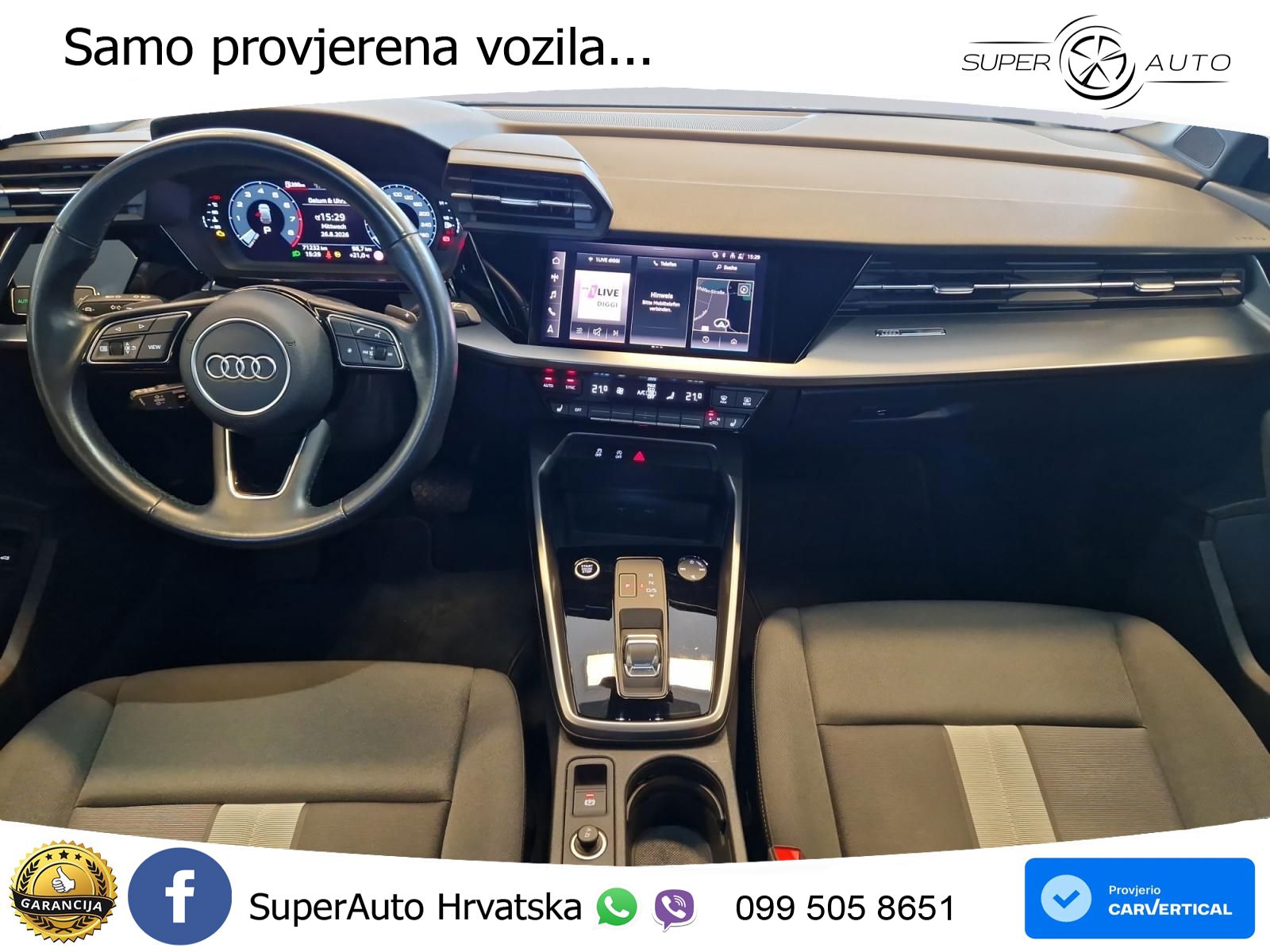 Audi A3 35 TFSI (150 KS) S tronic LED+GR SJED+ACC