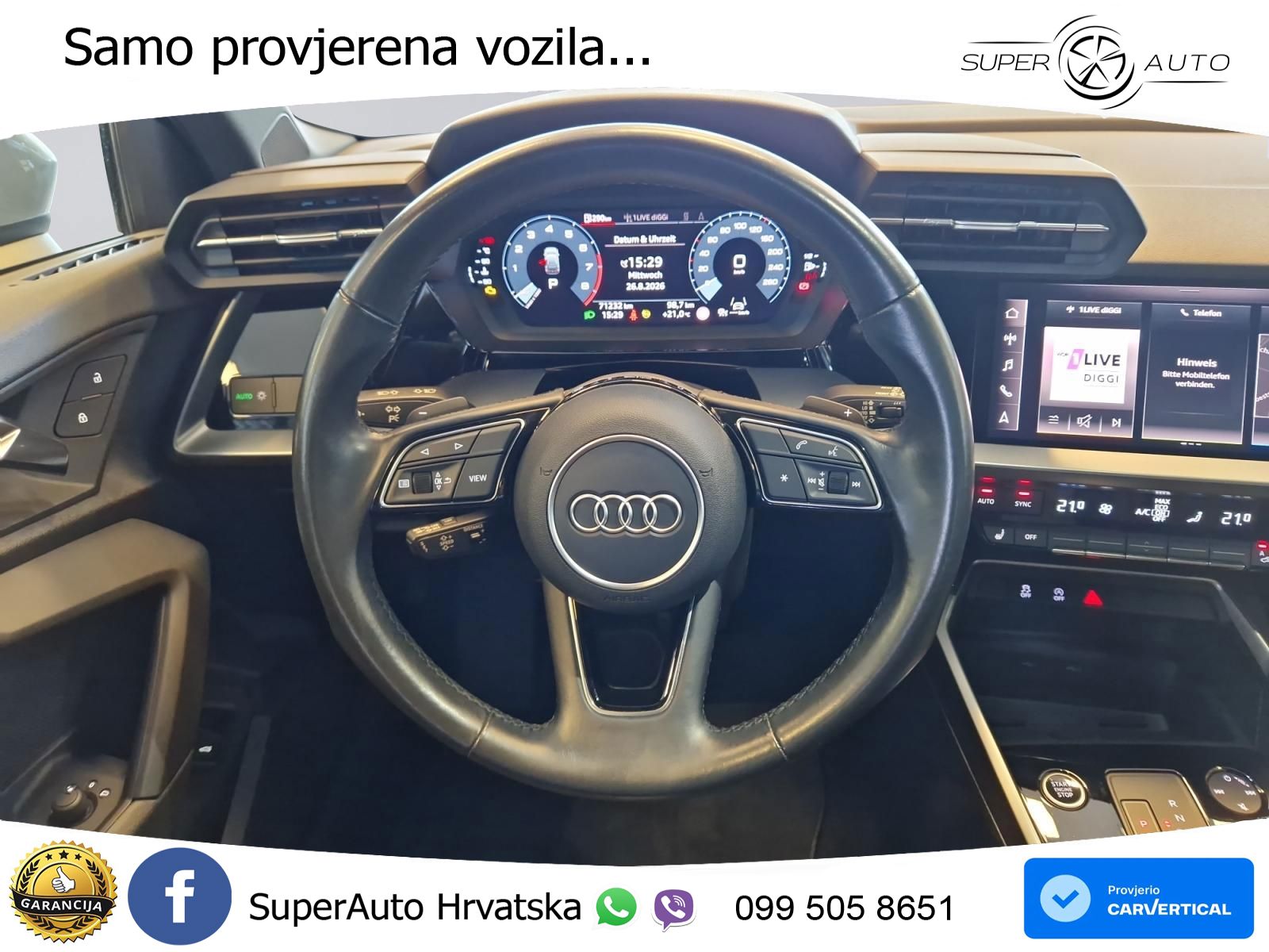 Audi A3 35 TFSI (150 KS) S tronic LED+GR SJED+ACC