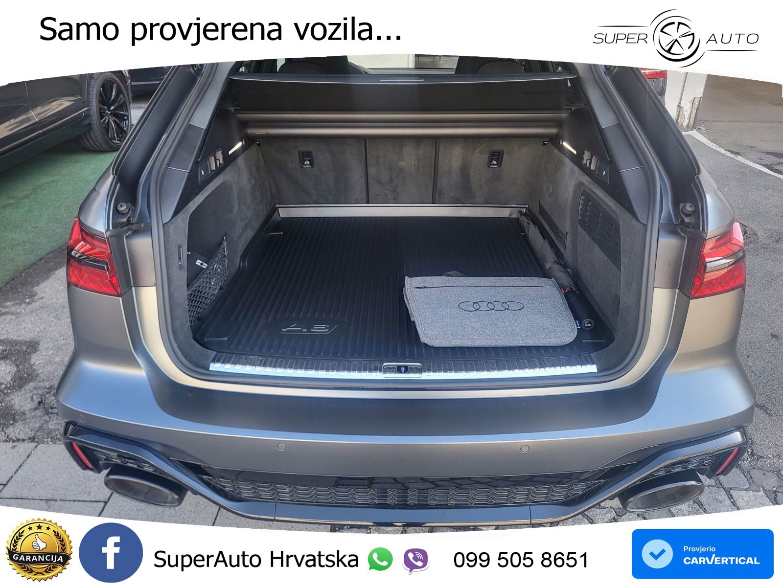 Audi RS6 Avant 4.0 TFSI V8 performance (630 KS)  quattro tiptronic LED+GR SJED+ACC