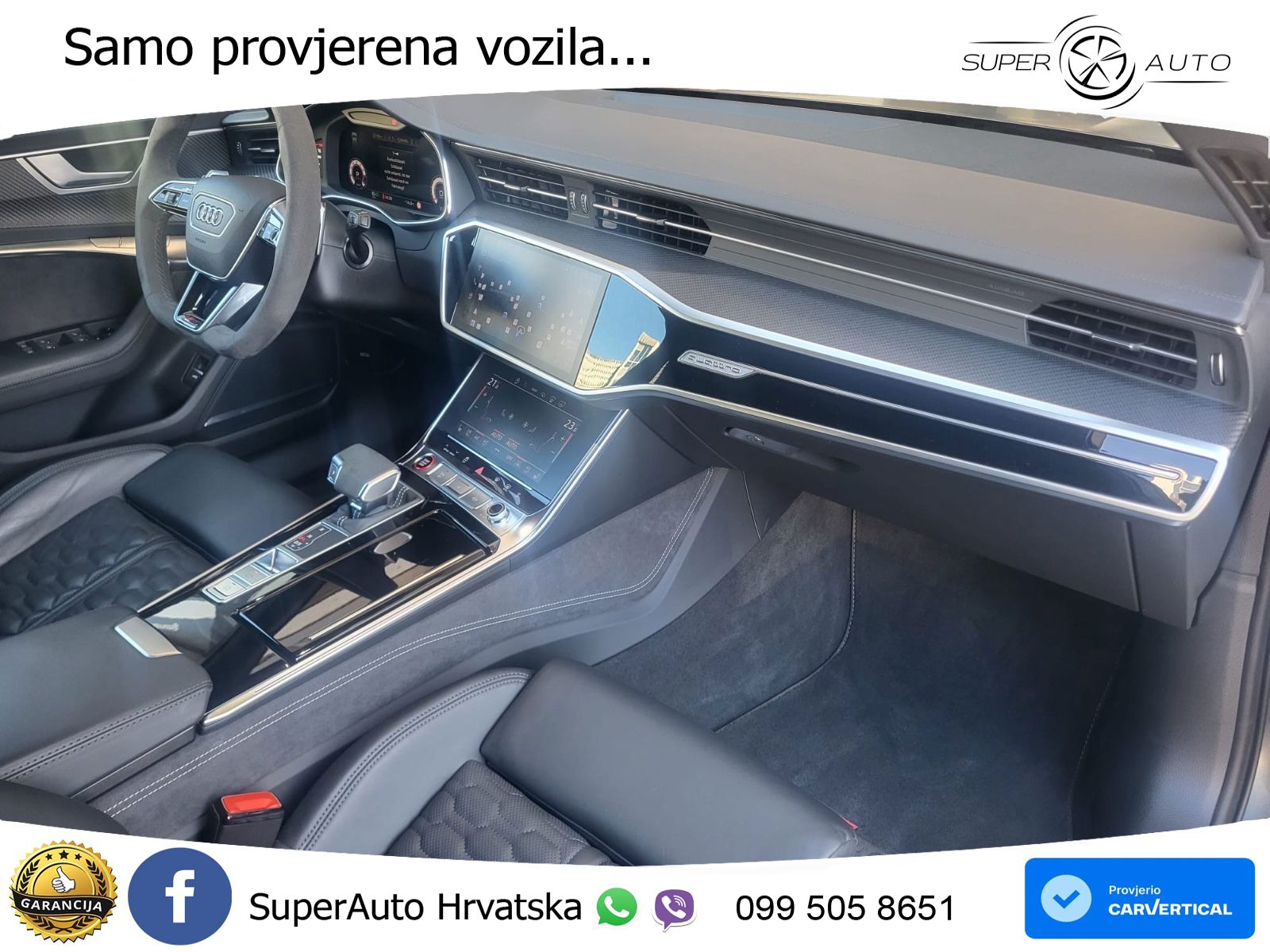 Audi RS6 Avant 4.0 TFSI V8 performance (630 KS)  quattro tiptronic LED+GR SJED+ACC
