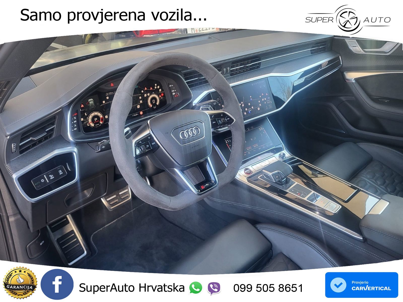 Audi RS6 Avant 4.0 TFSI V8 performance (630 KS)  quattro tiptronic LED+GR SJED+ACC