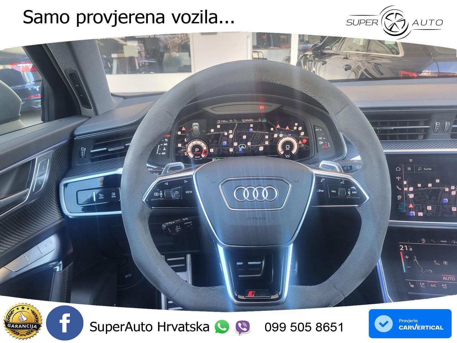 Audi RS6 Avant 4.0 TFSI V8 performance (630 KS)  quattro tiptronic LED+GR SJED+ACC