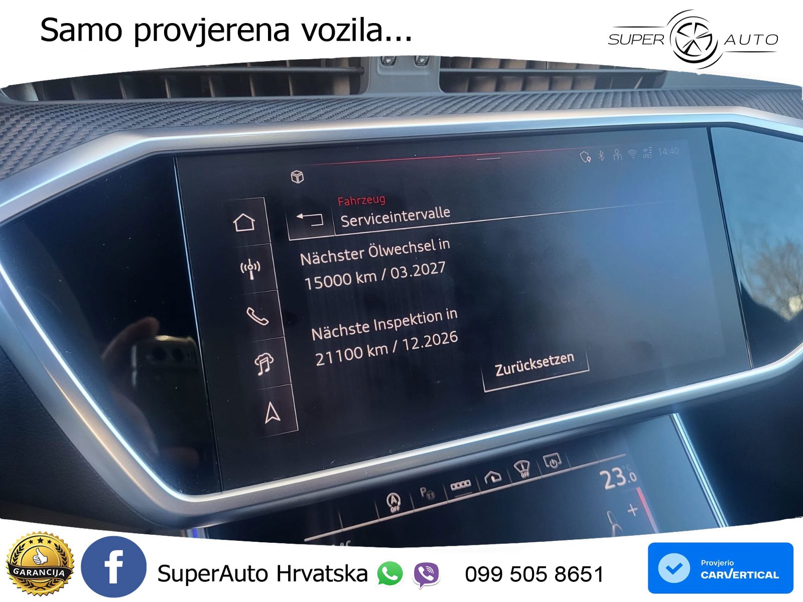 Audi RS6 Avant 4.0 TFSI V8 performance (630 KS)  quattro tiptronic LED+GR SJED+ACC
