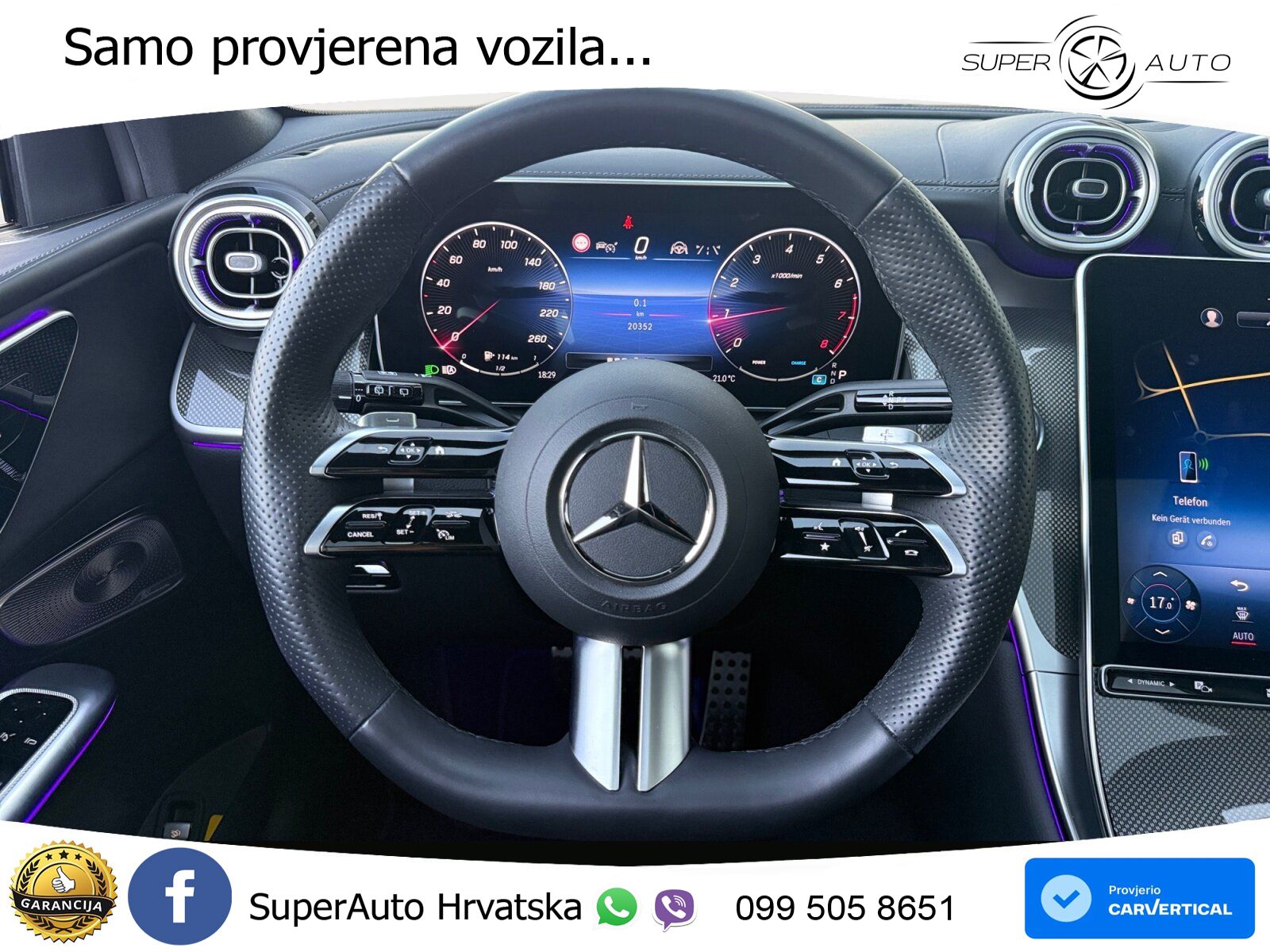 Mercedes GLC 300 (258 KS) 4MATIC 9G-TRONIC AMG ZRAČNI+ACC+GR SJED+KAM+PANO