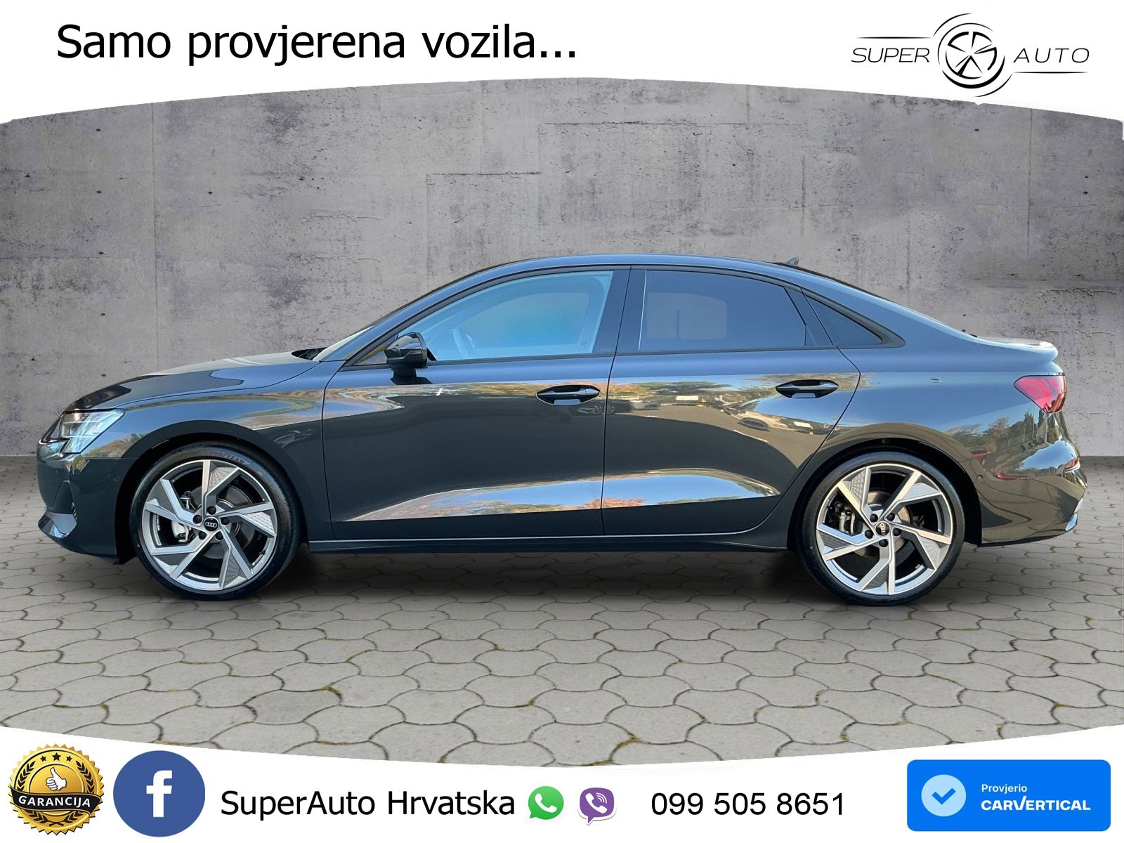 Audi A3 Limuzina 35 TFSI (150 KS) LED+GR SJED+ACC