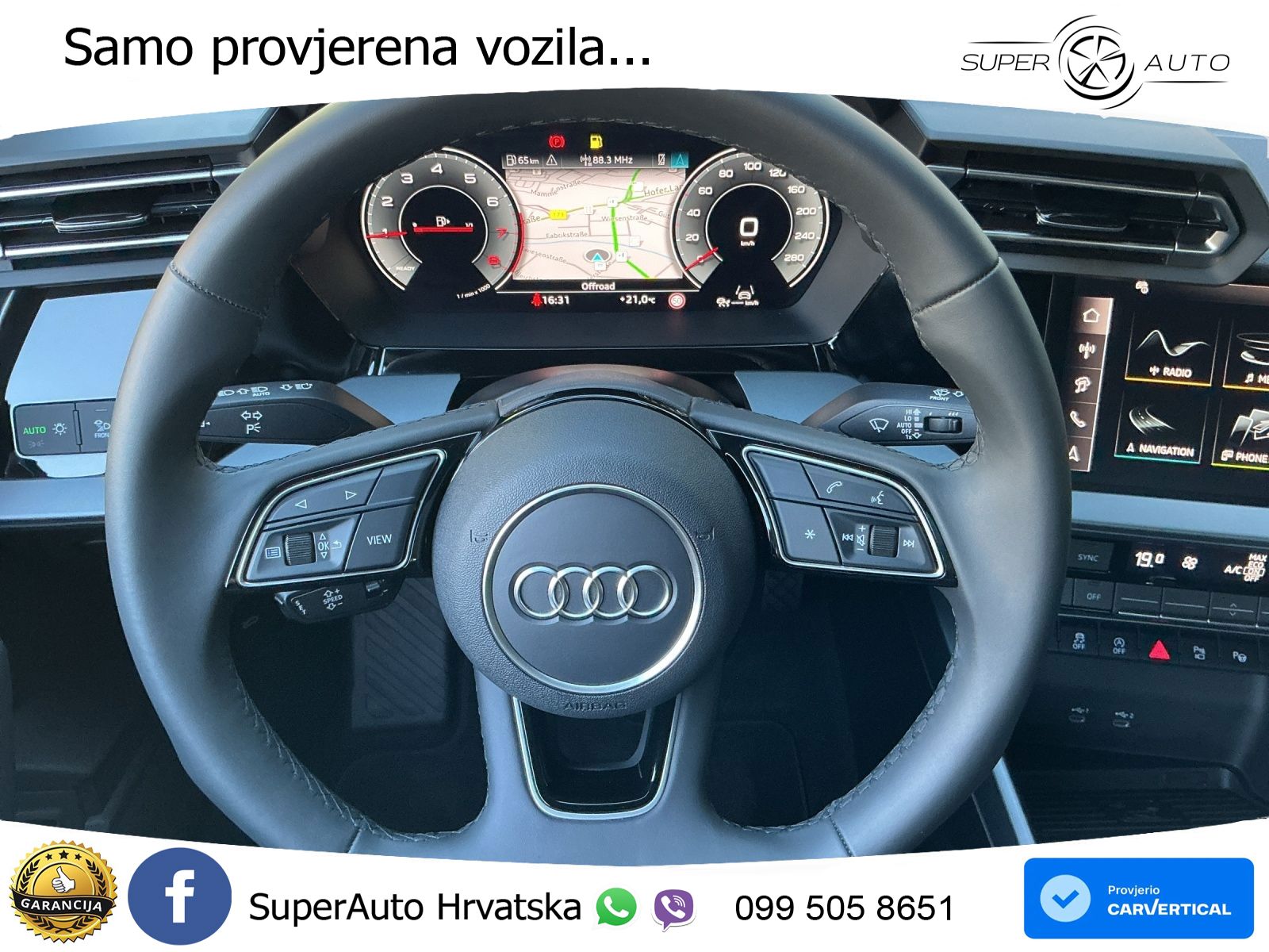 Audi A3 Limuzina 35 TFSI (150 KS) LED+GR SJED+ACC