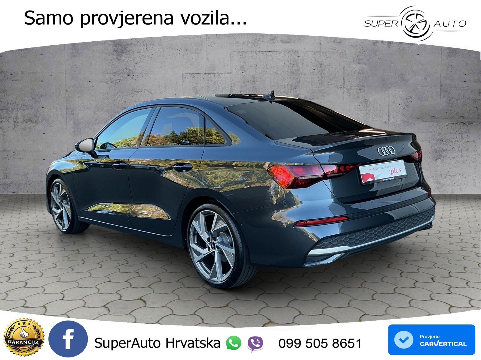 Audi A3 Limuzina 35 TFSI (150 KS) LED+GR SJED+ACC