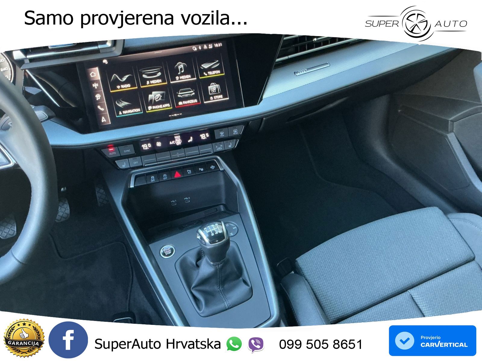 Audi A3 Limuzina 35 TFSI (150 KS) LED+GR SJED+ACC
