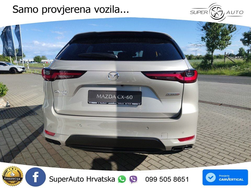 Mazda CX-60 2.5 e-Skyactiv (328 KS) AWD Automatic LED+GR SJED+ACC