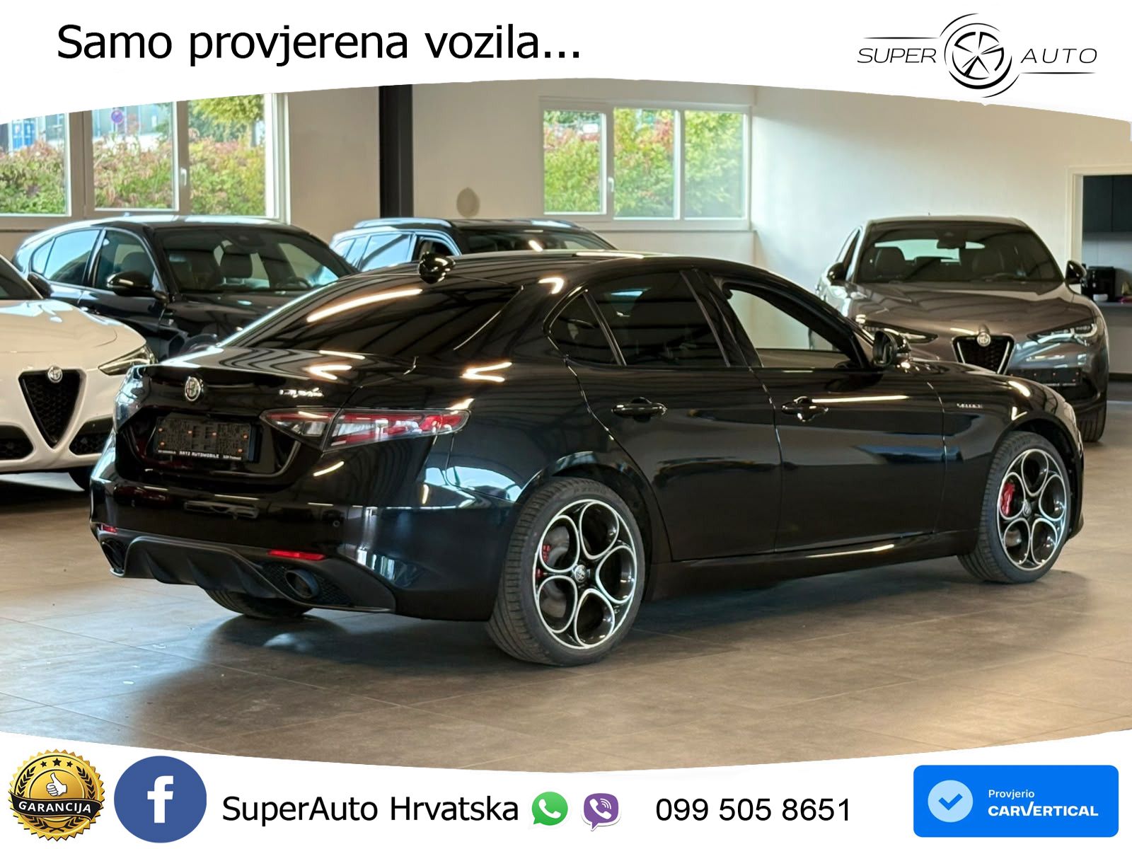 Alfa Romeo Giulia 2.0 Turbo (280 KS) Q4 Automatic LED+GR SJED+ACC